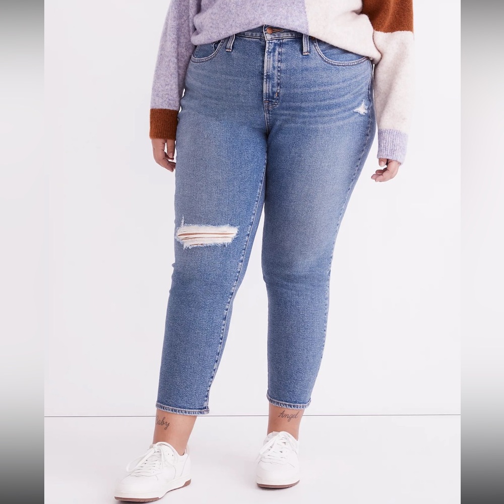 NWT Madewell the plus momjean